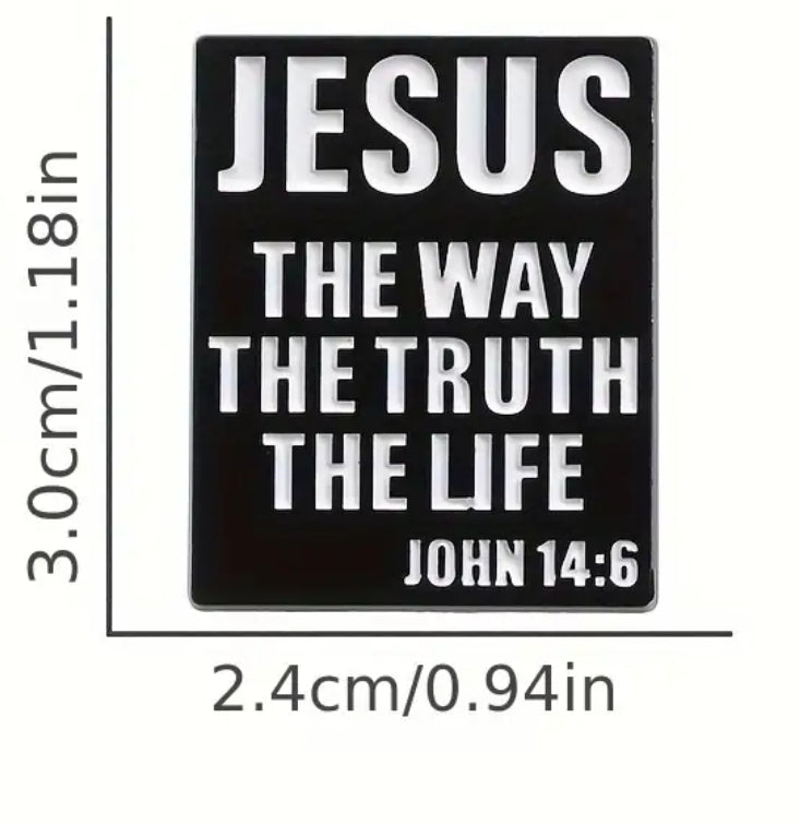 Jesus is the way pin