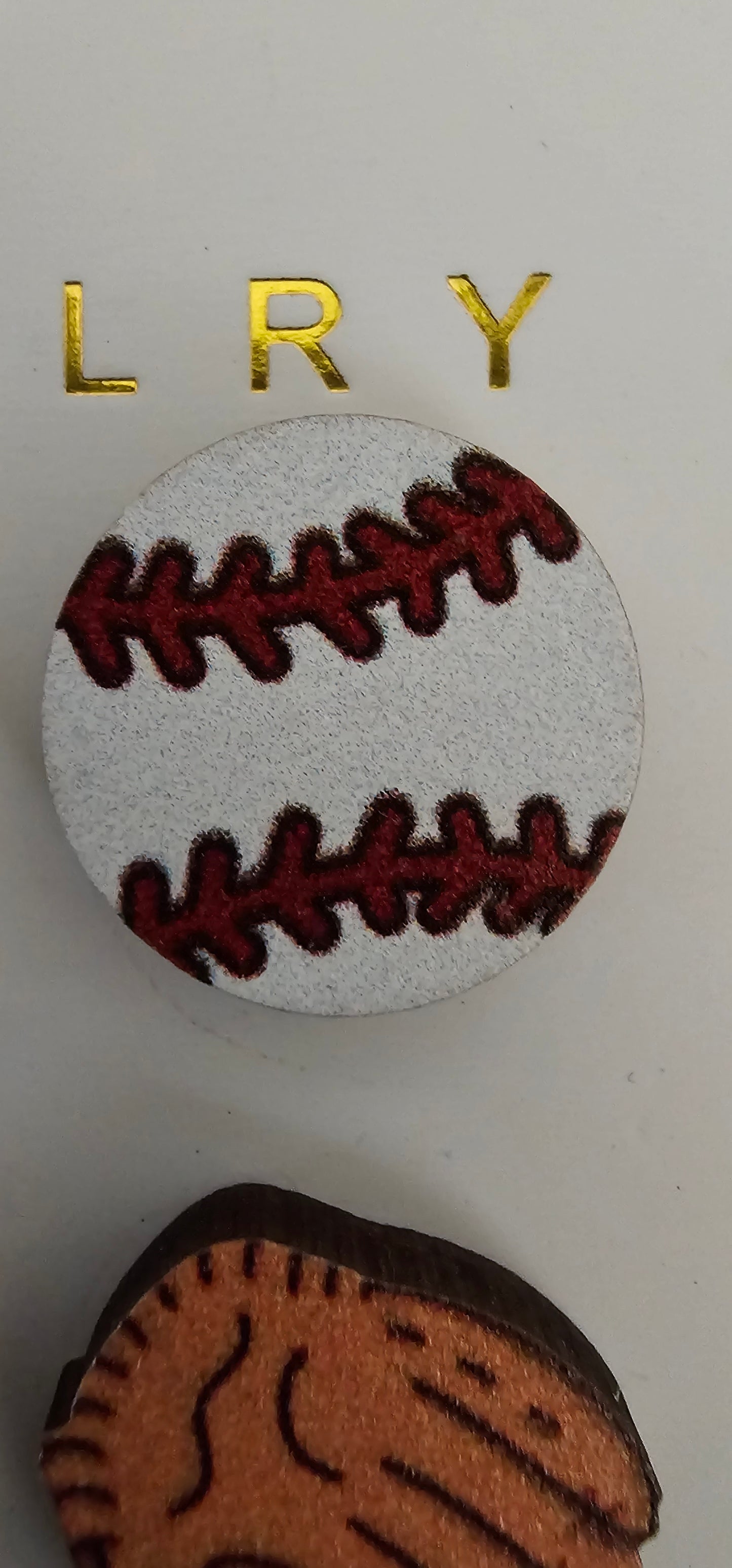 Baseball Earings