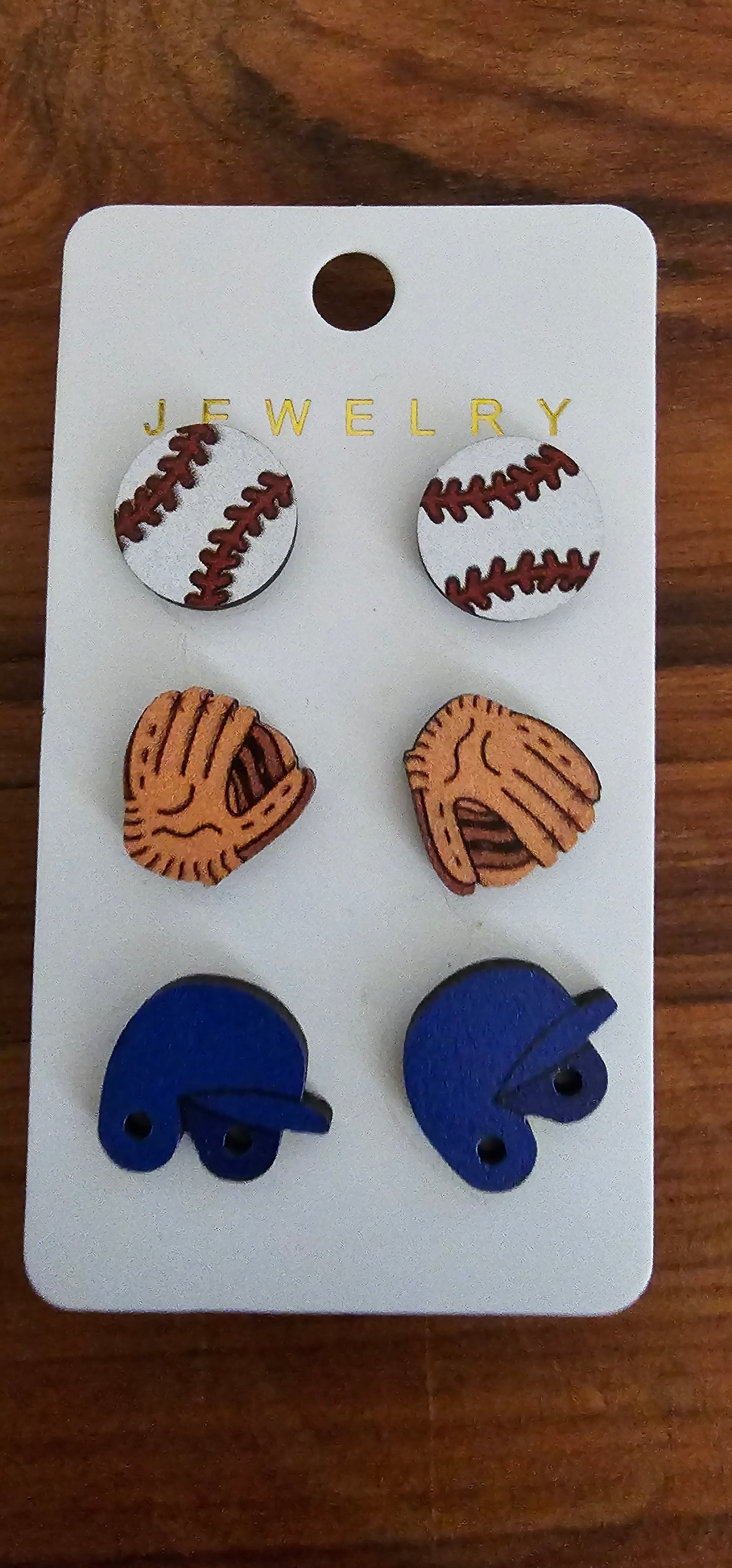 Baseball Earings